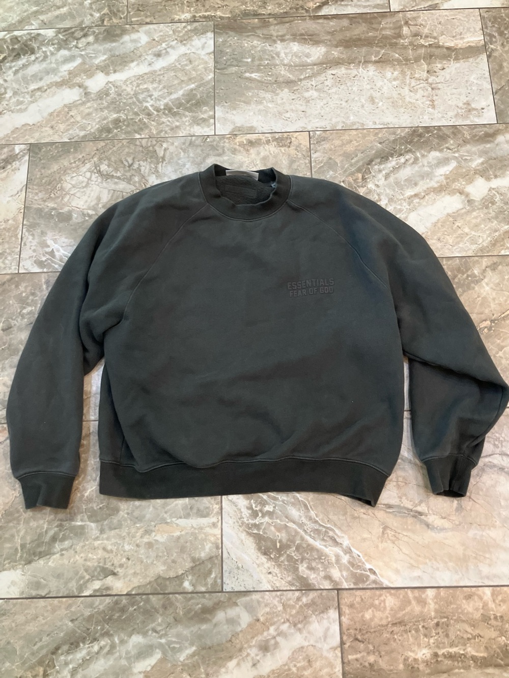 ESSENTIALS green Crewneck Sweatshirt